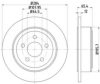 HELLA PAGID 8DD 355 122-301 Brake Disc